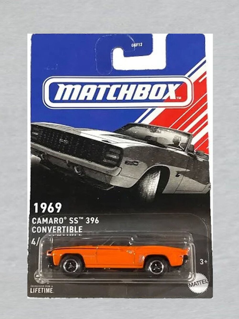 Matchbox 1969 Camaro SS 396 Concertable ORANGE